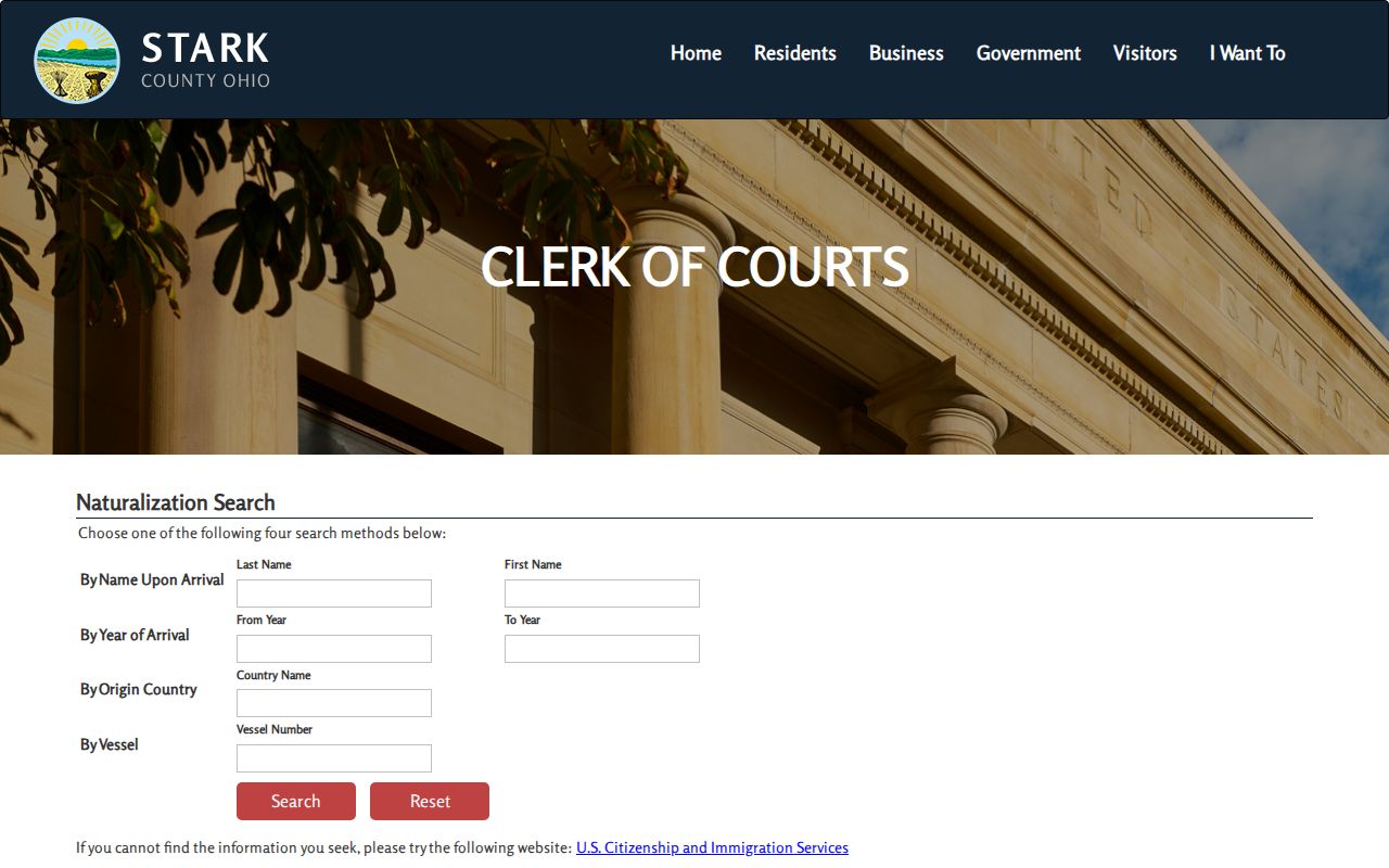 Lake Township resident lookup Clerk Naturalization Search